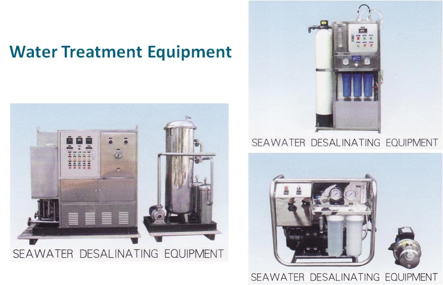 Water Treatment Equipment, Sea Water Desalinating Equipment